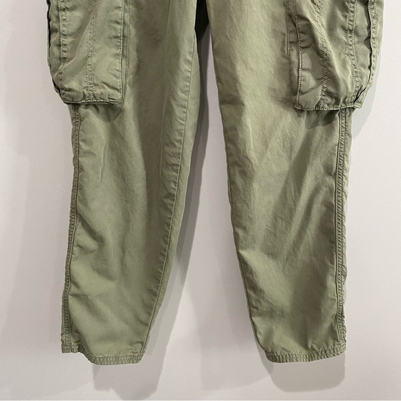 FREE PEOPLE Desert Cargo Pant Moss Green Utility Casual Comfort Size 25 - Picture 5 of 12